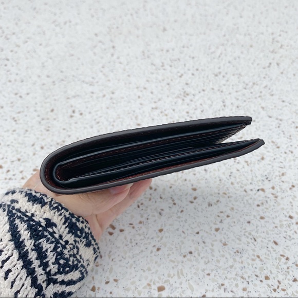 NWT Authentic Coach Men’s Leather Signature Wallet - Picture 2 of 6